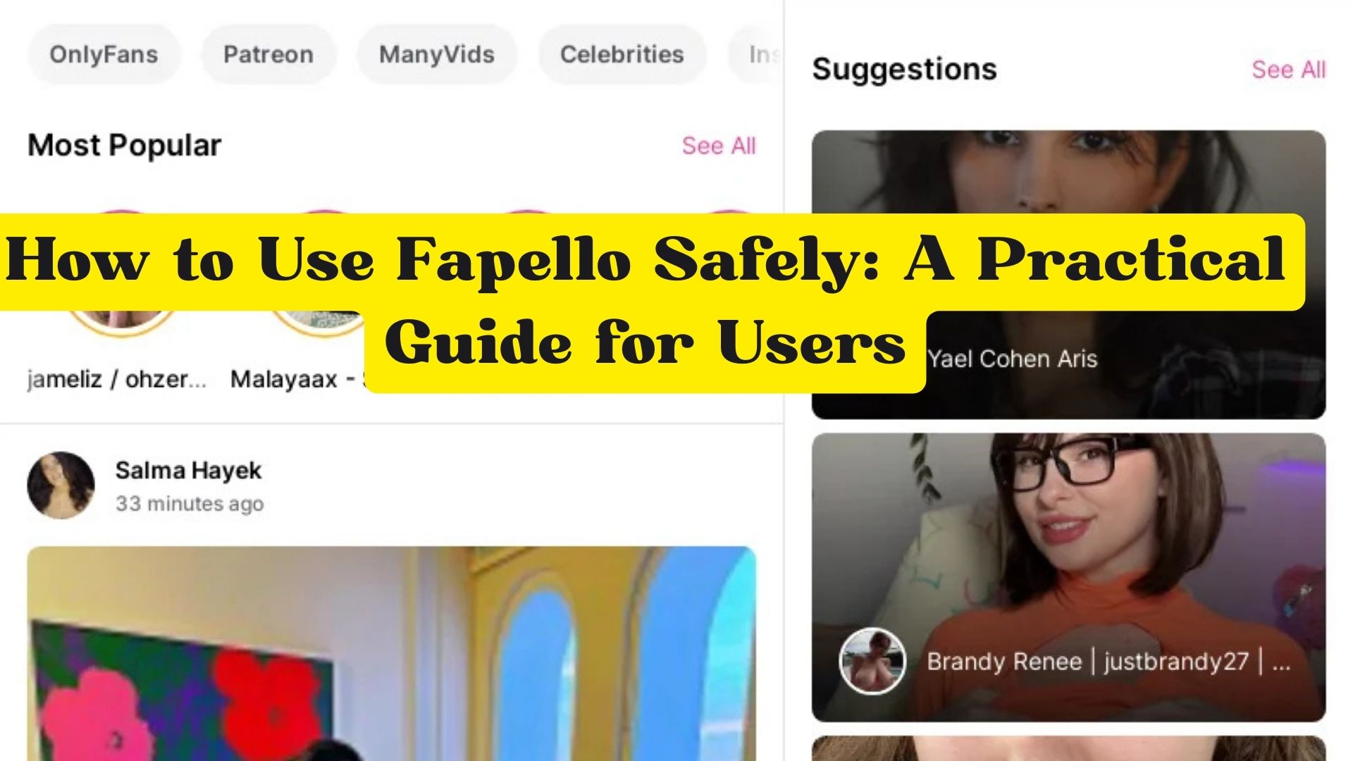 How to Use Fapello Safely